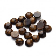 Cabochon en Pierre Naturelle Oeil de Tigre 12mm