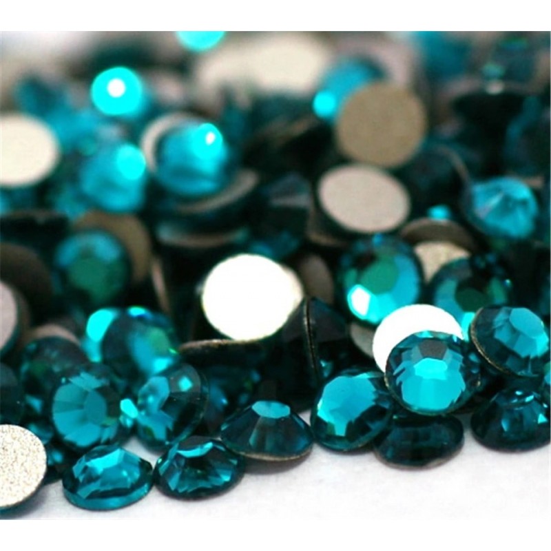 Strass Crystal Bleu Pétrole 3mm – Sachet de 2g