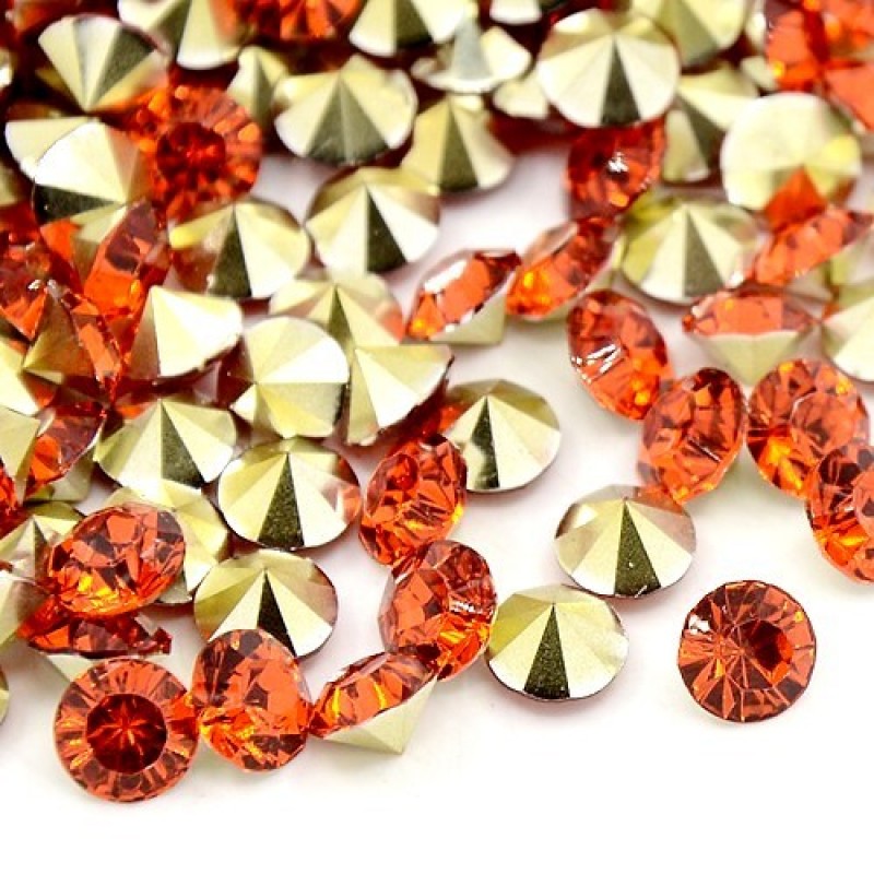 Strass Crystal Orange 5mm Sachet de 2g