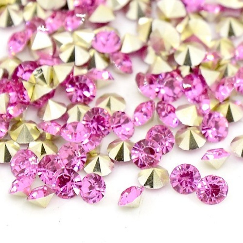 Strass Crystal Rose 5mm Sachet de 2g