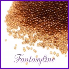 1 Sachet de 10g de Microbilles en Verre 0.6-0.8 mm Café  pour la Création de Bijoux Fantaisie - DIY