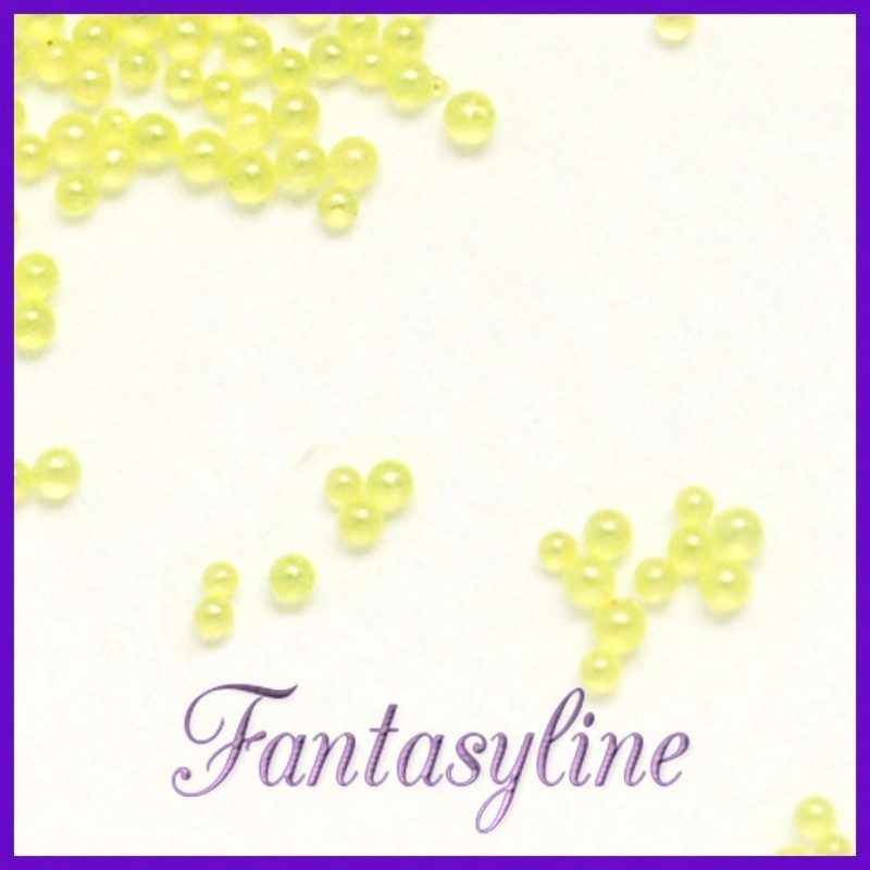 1 Sachet de 10g de Microbilles en Verre 0.4-0.6 mm Jaune