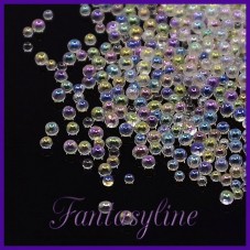 1 Sachet de 50g de Microbilles en Verre 1-1.5mm Translucide  pour la Création de Bijoux Fantaisie - DIY