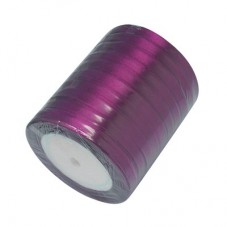 2 Mètres de Ruban Satin Couleur Violine 6mm pour la Création de Bijoux Fantaisie - DIY