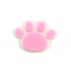 2 Cabochons Patte Chien/Chat en Résine 15x12mm pour la Création de Bijoux Fantaisie - DIY