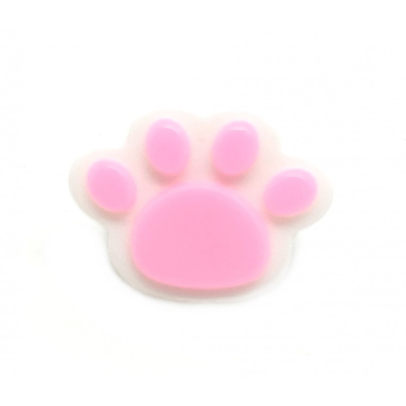 2 Cabochons Patte Chien/Chat en Résine 15x12mm