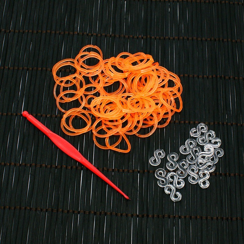 100 Attaches S Pour Bracelets En Élastiques ETHAHE - Recharge Loom Bands