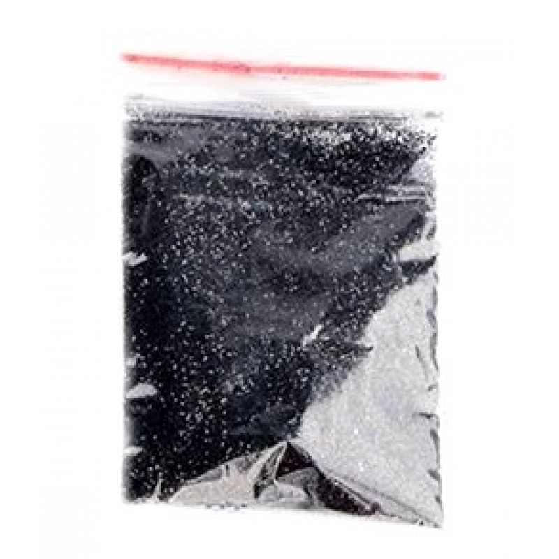 Sachet de 5grs de Paillettes Noires pour Décoration Fiole Globe