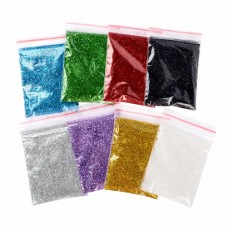 Sachet de 5grs de Paillettes Argentées pour Décoration Fiole Globe