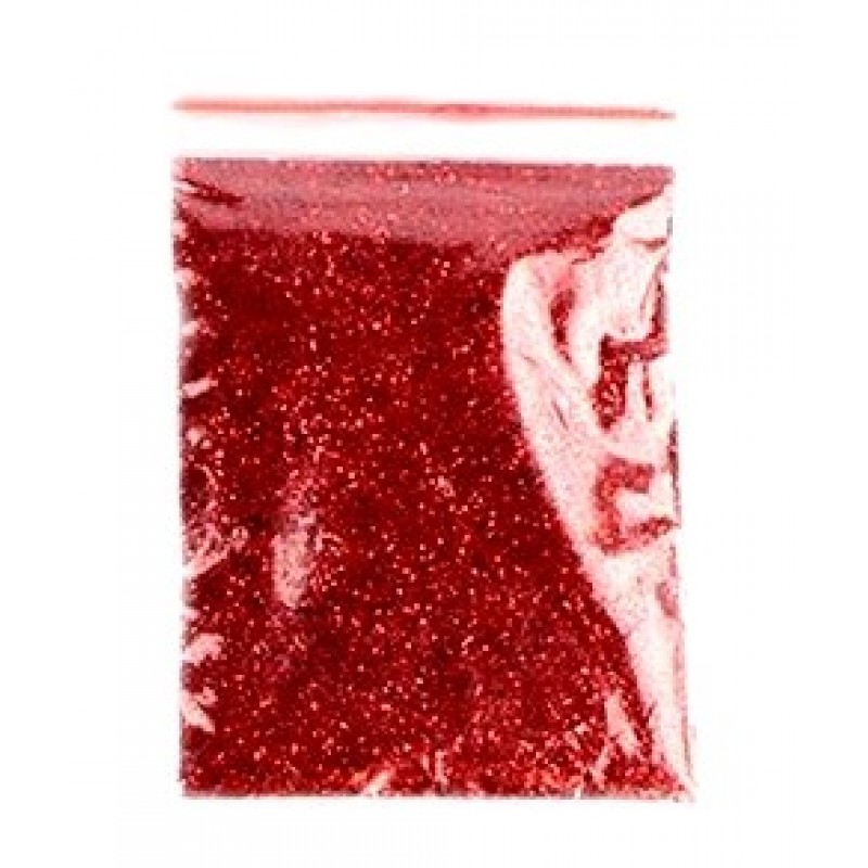 Sachet de 5grs de Paillettes Rouges pour Décoration Fiole Globe