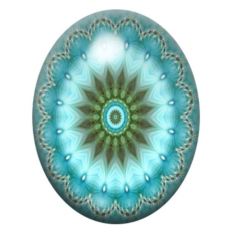 Cabochon en Verre Illustré Fantaisie 13x18, 18x25 ou 30x40mm