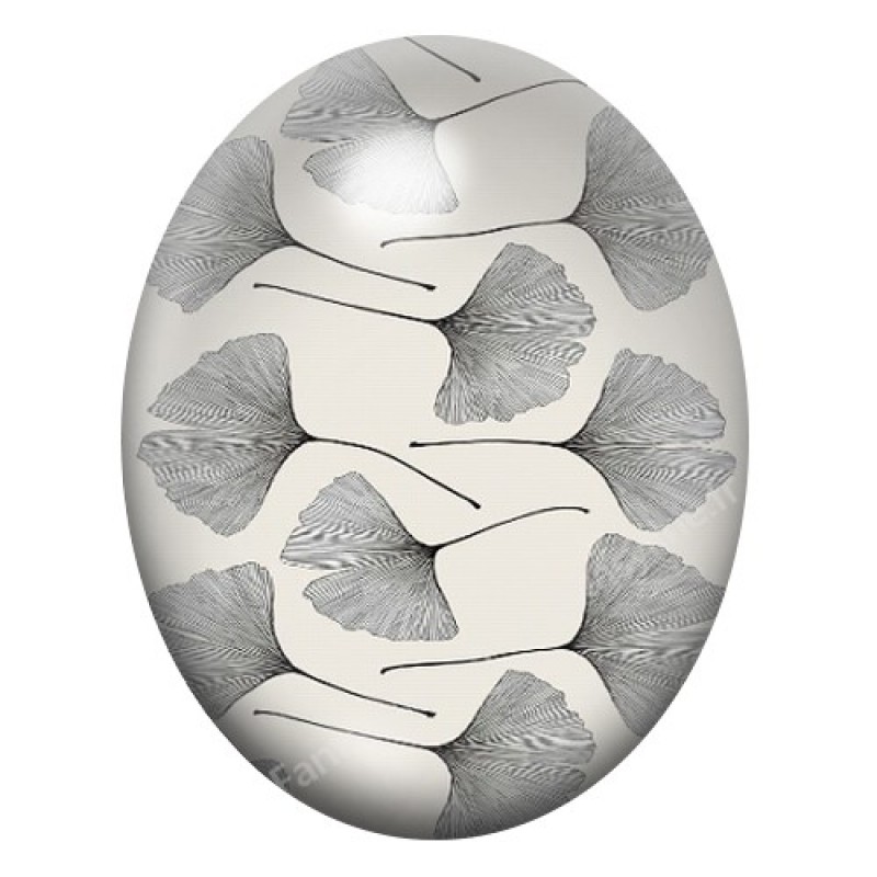 Cabochon en Verre Illustré Fleurs 13x18, 18x25 ou 30x40mm