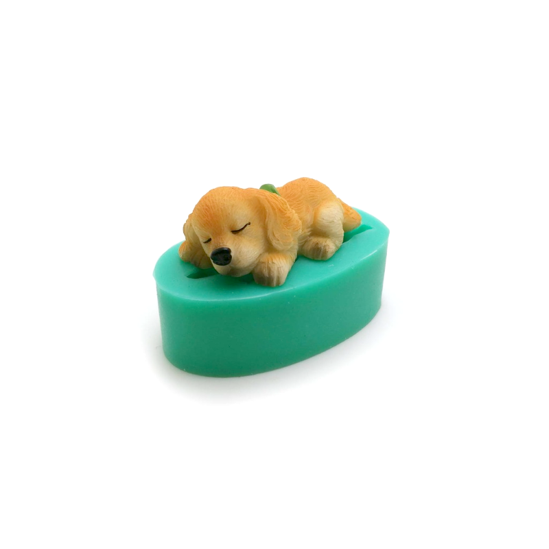 Moule en Silicone Chien Cocker 4,6x2,6cm Résine Fimo Gâteau