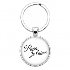 Porte-clé "Papa je t’aime" Cadeau Fête des Pères pour la Création de Bijoux Fantaisie - DIY