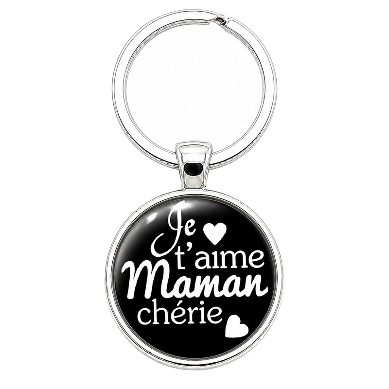 Porte-clé "Je t’aime Maman Chérie" Cadeau Maman