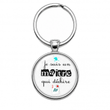 Porte-clé "Maître qui Déchire" Cadeau de Fin d'Année d’École pour la Création de Bijoux Fantaisie - DIY