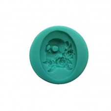 Moule en Silicone Crâne Tête de Mort Gothique 30x40mm Fimo Résine Gâteau