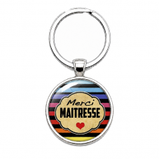 Porte-clé "Merci Maîtresse" Cadeau de Fin d'Année d’École pour la Création de Bijoux Fantaisie - DIY