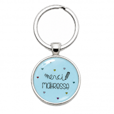 Porte-clé "Merci Maîtresse" Cadeau de Fin d'Année d’École pour la Création de Bijoux Fantaisie - DIY