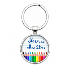 Porte-clé "Merci Maître" Cadeau de Fin d'Année d’École pour la Création de Bijoux Fantaisie - DIY