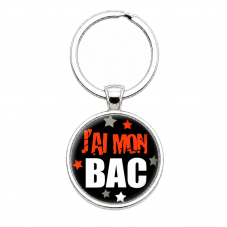 Porte-clé "J’ai mon BAC" Cadeau Réussite pour la Création de Bijoux Fantaisie - DIY