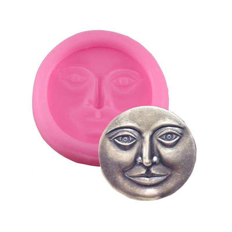 Moule en Silicone Lune 29mm Fimo Résine Gâteau