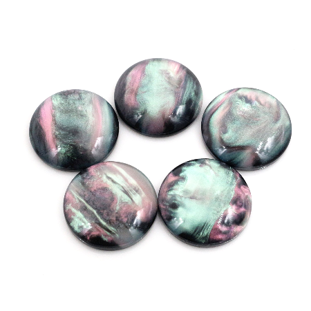 Cabochon Effet Coquillage Reflets Irisé en Résine 30x40 ou 18mm