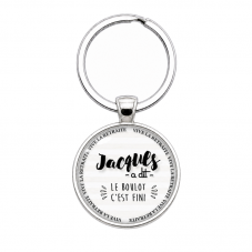 Porte-clé "Le Boulot c’est Fini" Cadeau Retraite pour la Création de Bijoux Fantaisie - DIY