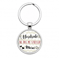 Porte-clé "À la Retraite, ne pas me Stresser" Cadeau pour la Création de Bijoux Fantaisie - DIY