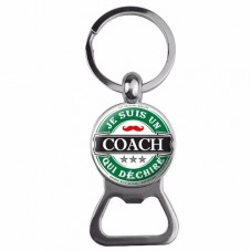 Porte-clé Décapsuleur "Coach qui Déchire" Cadeau Coach pour la Création de Bijoux Fantaisie - DIY