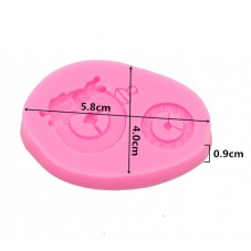 Moule en Silicone Alice au Pays des Merveilles Horloge Lapin Fimo Résine Gâteau