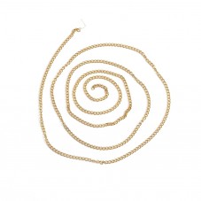 1 Mètre de Chaine à Mailles en Acier Inoxydable Doré 4x3mm