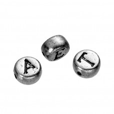 50 Perles Alphabet en Acrylique 7mm