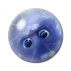 Cabochon en Verre Illustré Chat 12 à 25mm pour la Création de Bijoux Fantaisie - DIY
