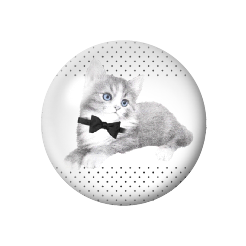 Cabochon en Verre Illustré Chat 12 à 25mm