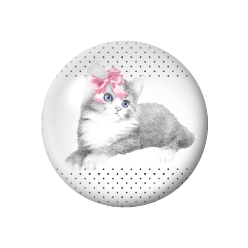 Cabochon en Verre Illustré Chat 12 à 25mm