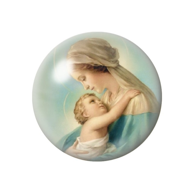 Cabochon en Verre Illustré Ange 12 à 25mm