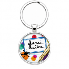 Porte-clé "Merci Maître" Cahier Cadeau de Fin d’Année d’École pour la Création de Bijoux Fantaisie - DIY
