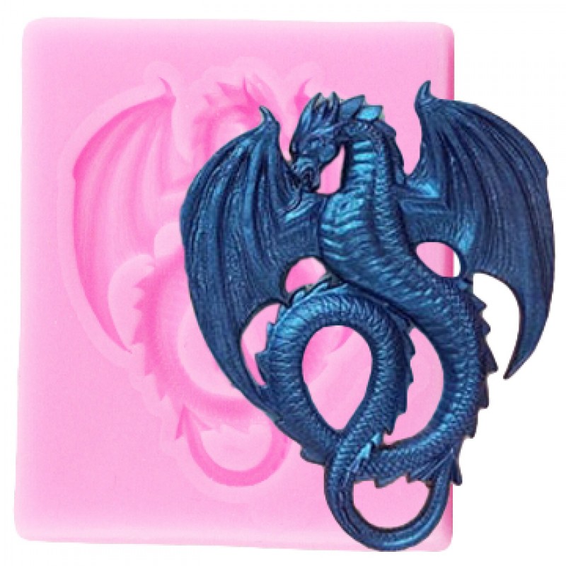 Moule en Silicone Dragon Fimo Résine Gâteau