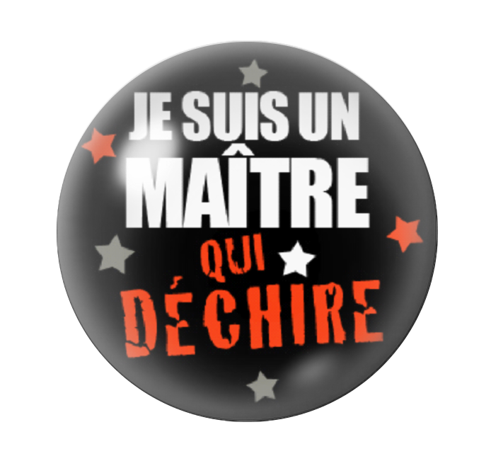 Cabochon en Verre Illustré "Maître qui Déchire" 12 à 25mm