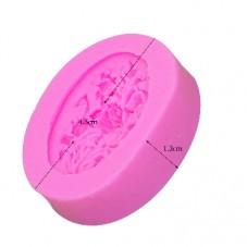 Moule en Silicone Camée Fleurs 33x23mm Fimo Résine Gâteau
