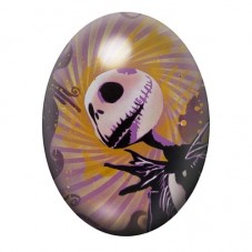 Cabochon en Verre Illustré Jack Gothique 13x18, 18x25 ou 30x40mm pour la Création de Bijoux Fantaisie - DIY