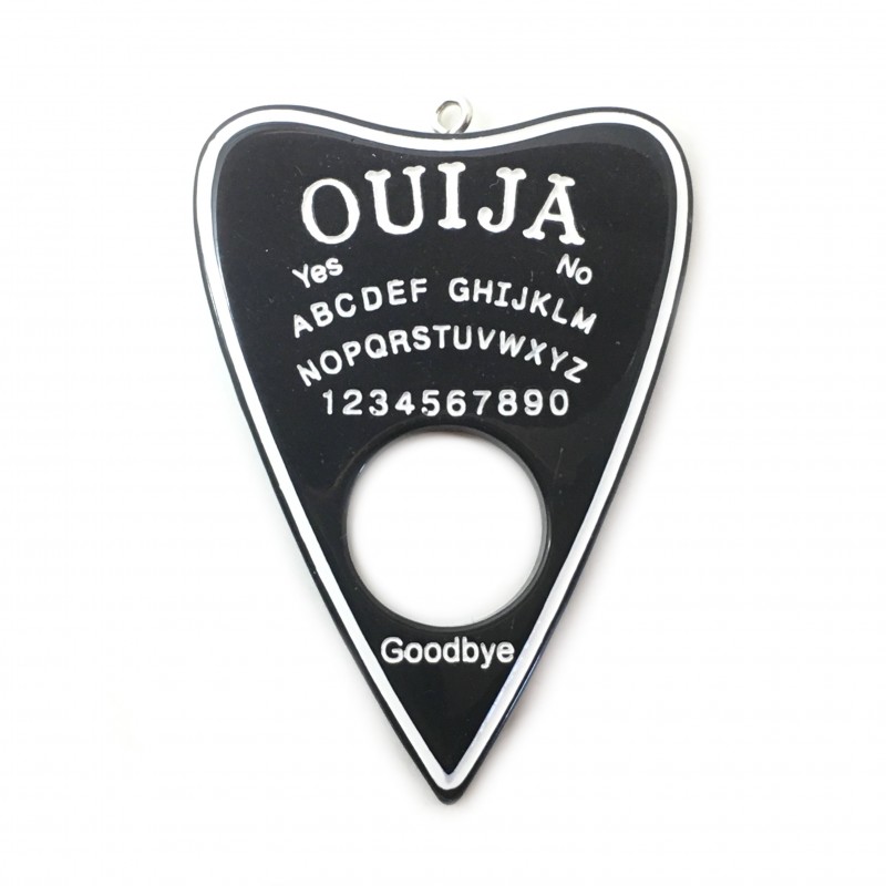Grande Breloque Ouija en Résine Gothique 60x42mm