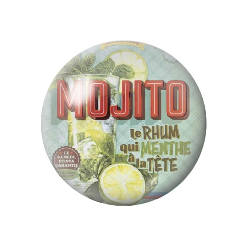 Cabochon en Verre Illustré Pub Rétro 12 à 25mm