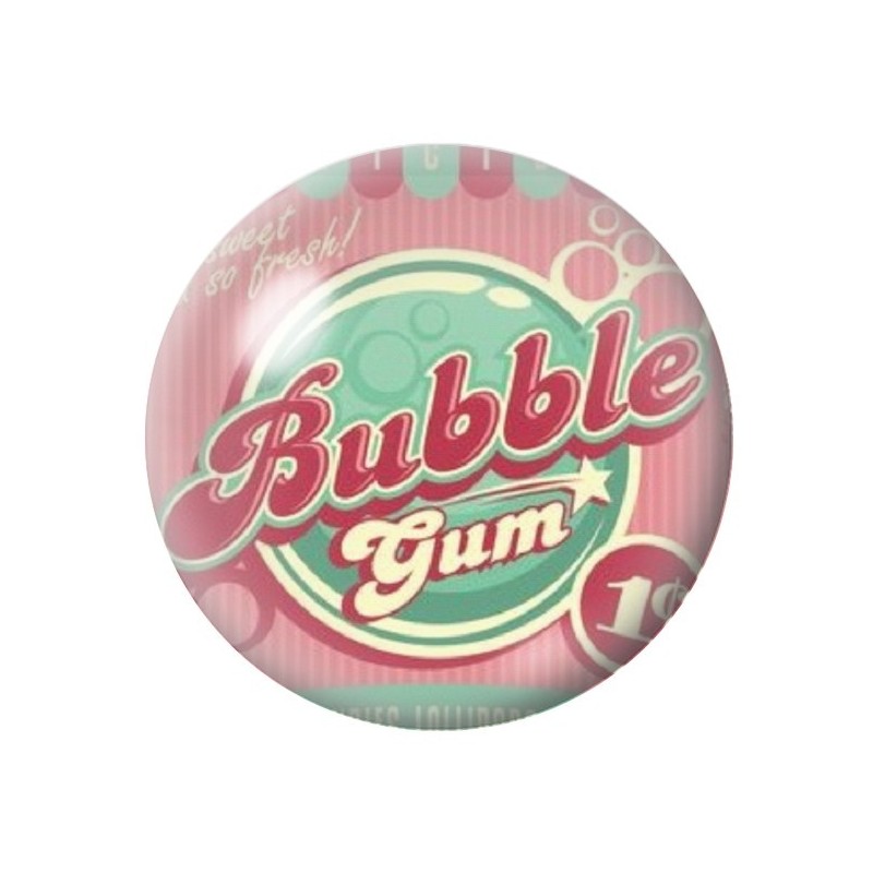 Cabochon en Verre Illustré Pub Rétro 12 à 25mm