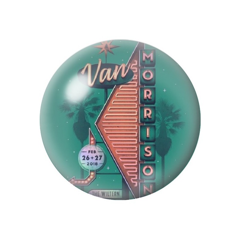 Cabochon en Verre Illustré Enseigne Rétro 12 à 25mm