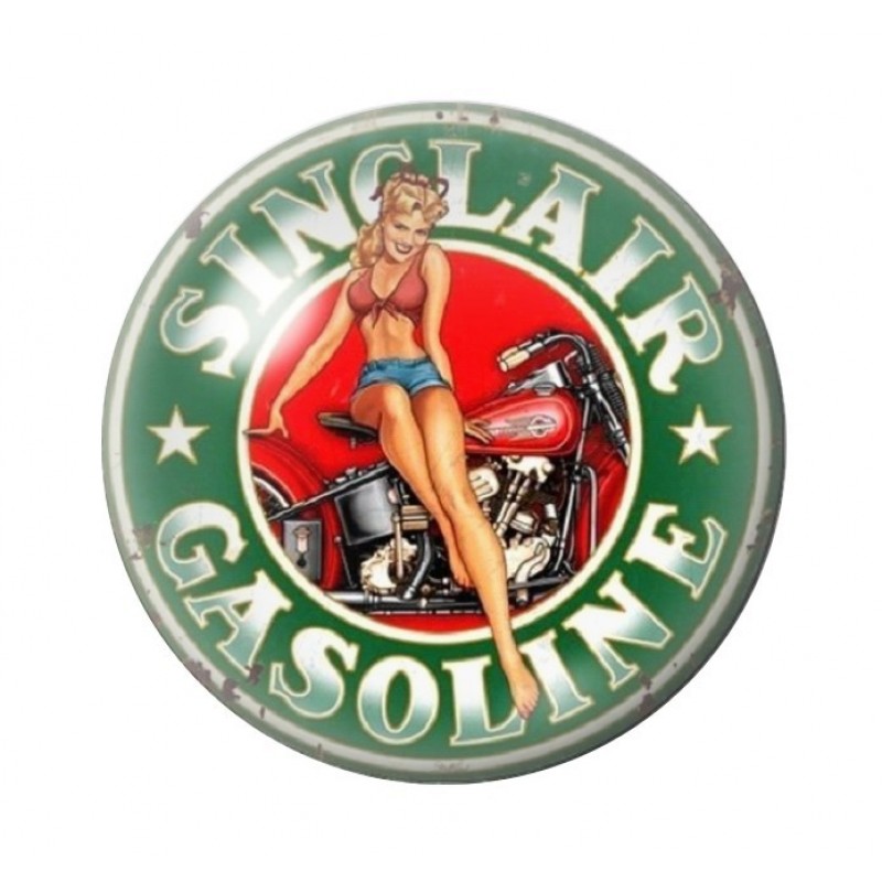 Cabochon en Verre Illustré Pin-up Rétro 12 à 25mm
