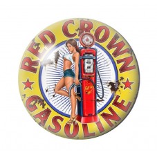 Cabochon en Verre Illustré Pin-up Rétro 12 à 25mm pour la Création de Bijoux Fantaisie - DIY