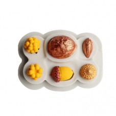 Moule en Silicone Automne Noix Gland Mûres Amande Résine Fimo Gâteau