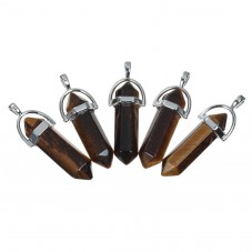 Pendentif en Pierre Naturelle Oeil de Tigre 4cm